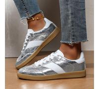 2025 Nouvelles baskets femme imprimé léopard - Derbies décontractées rétro à lacets, confortables pour un port quotidien EUR36,EUR37,EUR38,EUR39,EUR40,EUR41,EUR42Blocs de couleur,Motif texturé