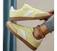 2025 Nouvelles Baskets Femme Imprimé Léopard - Derbies Rétro à Lacets, Chaussures de Sport décontracté, Confortables pour un Port Quotidien EUR36,EUR37,EUR38,EUR39,EUR40,EUR41,EUR42Blocs de couleur