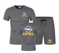 2025 OPEL hommes nouvel été luxe ensemble hommes à manches courtes ensemble Fitness mode Shorts décontractés ensemble de sport red