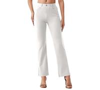 2025 Pantalon De Travail Femme Taille Haute- Pantalon Chic Et Elegant Droit Couleur Unie Casual Coupe Slim Confortable De Tous Les Jours Simple Passe-Partout Tempérament d'affaires Pants