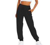 2025 Pantalon Femmes Taille Haute De Survêtement Et Poches À Cordon Coulissant Stretch Casual Track Pantalon Solide Couleur avec Bas Cintré Lâche Longueur Sweatpants Sarouel Jogging Yoga