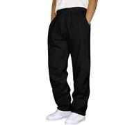 2025 Pantalon Homme Taille Elastique- Pantalon Jogging Droite Couleur Unie Casual avec Cordon De Serrage Ample Simple Chic Doux Confortable Travail Pant Automne Hiver Polyvalent