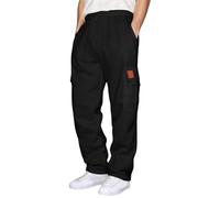 2025 Pantaloni Tuta Uomo, Invernali Pantaloni Sportivi da Uomo Lunghi in Cotone Pantalone Sportivi in Pile Con Tasche Palestra Jogging Running Sport Pants Felpati Trousers Autunnali Eleganti