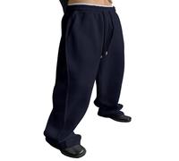 2025 Pantalons De Sport Homme Droit- Pantalon Taille Elastique Chic Casual Couleur Unie Coupe Ample Classiques Streetwear Confortable Polyvalent De Tous Les Jours Sortir Palazzo Pants