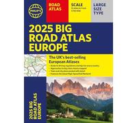 2025 Philip's Big Road Atlas of Europe: (A3 Paperback)
