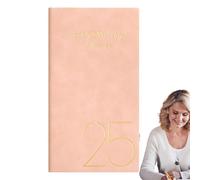 2025 planificateur hebdomadaire et mensuel - Planificateur de rendez-vous vertical avec onglets du mois pour l'organisation, Calendar Agenda Book for Time Management, Journal Notebook to Office School