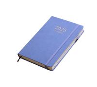 2025 Planificateur Quotidien Avec Un Jour De Marque Mensuel Coloré Par Page Du 01.-12. Journal Papier Académique À Couverture Rigide