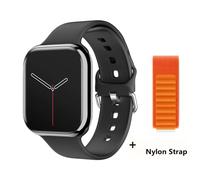 2025 pour Apple GPS montre 10 montre intelligente NFC hommes HD AMOLED mémoire musique 3D Surround Bluetooth appel étanche Smartwatch femme Black-GoldGS