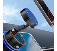 [2025 Powerful Vacuum Suction Cup] Magnetic Car Phone Holder For Iphone Magsafe, 360° Rotation & Retractable Folding, Easy To Install/Uninstall, Black