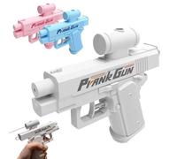 2025 Prank Water Gun, Mini Water Guns Prank, Double-Sided Prank Squirt Gun Toys for Boys Girls Beaches, Swimming Pools (White)