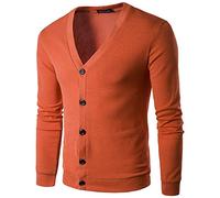 2025 Pull Col V Homme Manche Longue- Veste Hiver Décontracté avec Boutons Coupe Slim Doux Confortable Sweater Classiques Chic Tempérament Polyvalent Cardigan De Tous Les Jours Streetwear Chandail