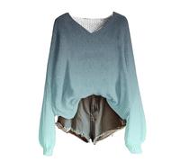 2025 Pull Femme Hiver Vintage Imprimé Floral Bohème Pullover Tricoté Chic Col Rond Manche Longue Sweater Motif Jacquard Tunique Grande Taille Casual Vetement 2025 Femme Confortable