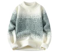2025 Pull Hiver Homme Col Rond Pull Tricoté Rayé Pull Lâche Tricoté Haut Tendance Vêtements Hommes Manteau Aigner, vert, M