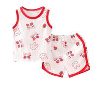 2025 Pyjama 2 pièces pour Enfants Ensemble Deux Pyjamas Manches Longues Coton Biologique Doux Enfant Fille et Ado té Haut Col Rond Pantalon 8-18 Ans