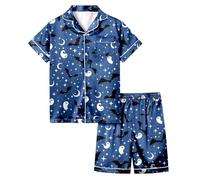 2025 Pyjamas pour Enfants Halloween Déguisements Enfant Ensemble de Pyjama Ensembles Fille et Ado 2 Pièces Bien serré Coupe troite Simple Haut Top Pantalon Filles Costume Nuit Cadeaux