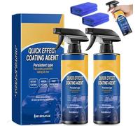 2025 Quick Effect Coating Agent,Advanced Car Quick-Acting Coating Agent Spray (2 PCS)