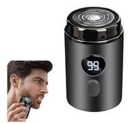 2025 Rasoir Électrique Mini Compact avec Écran LED - Sans Fil Étanche Intégrale USB Rechargeable pour Homme/Femme Voyage