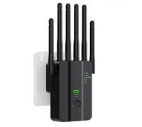 2025 Répéteur WiFi 2.4GHz Monobande - Amplificateur WiFi 300Mbps 6 Antennes, 2 Ports LAN Gigabit, WPS One-Touch - Compatible Toutes Box Internet - Intérieur/Extérieur