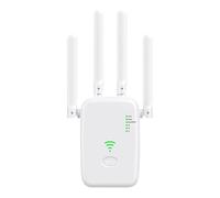 2025 Repeteur WiFi Puissant,300 Mbps Amplificateur WiFi 4 Antennes,1200Mbps Amplificateur WiFi Puissant,WiFi Extender Compatible avec Toutes Les Box Internet(EU)