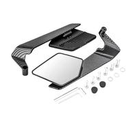 2025 Rétroviseur De Moto À Aile Invisible, Rétroviseur Latéral Rotatif Réglable, Compatible Avec MT03 MT07 MT25 MT09 MT09 MT10 SP ABS(Carbon)