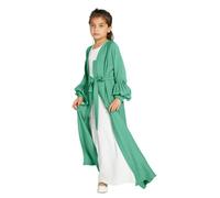 2025 Robe de prière Musulmane pour Filles - Robe Hijab à Capuche pour Femme - Couverture complète - Islam Dubaï - Robes de prière Modeste pour Enfants - Vêtements Musulmanes pour Filles 2-10ans