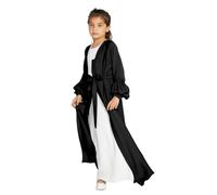2025 Robe de prière Musulmane pour Filles - Robe Hijab à Capuche pour Femme - Couverture complète - Islam Dubaï - Robes de prière Modeste pour Enfants - Vêtements Musulmanes pour Filles 2-10ans