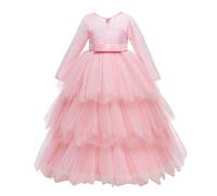 2025 Robe de Princesse Fille sans Manches Enfant Robes Bapteme de Communion d'anniversaire du Soir Communion Anniversaire Robe de Fête Ceremonie Mariage Longue Robes Filles Chic et Elegant Dress