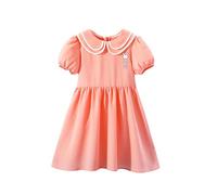 2025 Robe Ete Enfant Fille Cadeau Robe de Princesse Robes Soiree pour La Fête Anniversaire Loisirs de Fête Pas Cher Swing Robe Filles Chic et Elegant Léger Fluide Robes Mariage Ceremonie 3-14 Ans