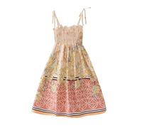 2025 Robe Fille Ete sans Manches Robe Princesse pour Enfants Robes d'été à Col Rond Dress de fête de Mariage Vêtements Décontractés Robes de Première Communion Anniversaire Fête Photographie 2-15 ans