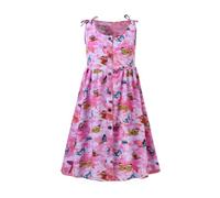 2025 Robe Fille Ete sans Manches Robe Princesse pour Enfants Robes d'été à Col Rond Dress de fête de Mariage Vêtements Décontractés Robes de Première Communion Anniversaire Fête Photographie 2-15 ans