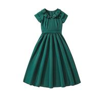 2025 Robe Princesse Ado Fille été Fluide Fleurie Bohème Ligne A Robe Filles Chic Et Elegant Casual Robes de Fête Soirée Ceremonie Vacances Tunique Robes d'été légère Dress de Plage 3-16 Ans