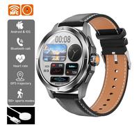 2025 S4 Ultra pour Xiaomi montre intelligente GPS Bluetooth appel pression artérielle santé montre fréquence - BlackL[E563]