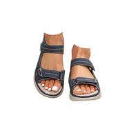 2025 Sandales de sport orthopédiques pour femme Plateforme Chaussures d'été confortables habillées Mode Fête Sandales compensées Bout ouvert Respirant Flexibles Plage Trekking Marche Randonnée, A21
