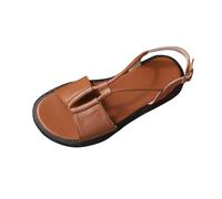 2025 Sandales Femmes Été Confortable Mules en Cuir pour Femme Cadeau Ventes Flash de Printemps Été Sabot Chaussures Compensées Plateforme Orthopédique Sandale Pantoufles Sandales de Marche Pas Cher