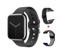 2025 série 10 montre 10 GPS montre intelligente mémoire musique vidéo Bluetooth appel fréquence cardiaque étanche NFC Smartwatch pour Apple Android Black add C2