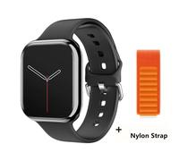 2025 série 10 montre 10 GPS montre intelligente mémoire musique vidéo Bluetooth appel fréquence cardiaque étanche NFC Smartwatch pour Apple Android Black-GoldGS