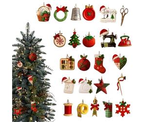 2025 Sewing Advnt Calendar - Fun Craft Kit, Flat 2D Christmas Countdown Set, Stitching Tools Gift Box, Daily Surprise | Handmade Touch With Hidden For Kids Party Backpack Bag Home