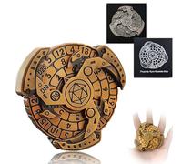 2025 Shadow Roulette Spinner de Dés pour Ensemble de Dés DND, 7-en-1 Dés Métalliques Dragon pour Dungeons and Dragons avec Coffret Cadeau, Cadeau pour Jeux de Rôle sur Table RPG (Noir-Or)