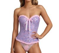 2025 Shapewear Body galbant pour femme avec bordure en dentelle sans couture pour un usage quotidien avec des robes, confort en toutes saisons, rose, XS