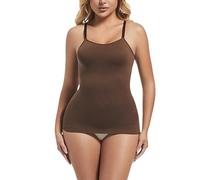 2025 Shapewear Plus Size Seamless Shapewear Strap Compression Waist Compression Base, marron, L