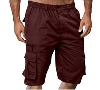 2025 Short Cargo Homme Coton Casual Lâche avec Poche Pantalon Court Hommes Sport Jogging Slim Fit Militaire Short de Sport Montagne Baggy Shorts et Bermudas Cargo de Travail