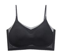 2025 Soutien-Gorge correcteur de Posture Soutien Gorge Invisible Push Up Brassière Sexy Femme Dentelle Dos Transparent Fin et résistant aux Chocs avec Bretelles Transparentes pour Le Jogging Yoga