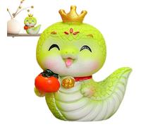 2025 Statues De Serpent Du Zodiaque Chinois -Figurine Du Serpent Shui Feng, Statue Du Serpent En Bronze | Figurine Burgundy Snake Nouvel An Du Nouvel An Du Nouvel An Figurine Chine Nouvel An