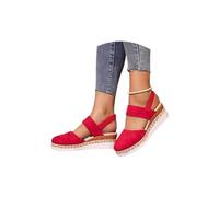 2025 summer new wide band closed toe sandals for womenOrthopedic Platform Wedge (1PCS/G, Adulte, Femme, 40, Numérique, Système Taille Chaussures EU, Moyen)