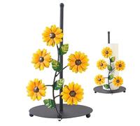 2025 Sunflower Paper Towel Holder Sunflower Kitchen Decor and Accessories Yellow Farmhouse Countertop Country Stuff Vintage Home Decoration Rustic Kitchen Counter Decor Housewarming Gift(Yellow)