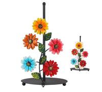 2025 Sunflower Paper Towel Holder Sunflower Kitchen Decor and Accessories Yellow Farmhouse Countertop Country Stuff Vintage Home Decoration Rustic Kitchen Counter Decor Housewarming Gift(Red)