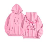 2025 Sweat à capuche à manches longues imprimé graphique pour homme, décontracté, confortable, pour la vie quotidienne, printemps, automne mode pyjama anime, Rose, L