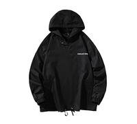 2025 Sweat A Capuche Homme Grande Taille- Sweat Shirt Manche Longue Casual Coupe Ample Couleur Unie Confortable Pullover Chic Passe-Partout Tempérament Tunique Randonnée Sport Hoodie
