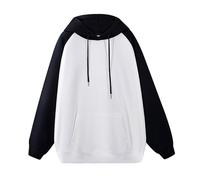 2025- Sweat A Capuche Homme Manche Longue- Sweat Sport Oversize avec Cordon De Serrage Et Poches Casual Ample Confortable Chic Couleur Assortie Streetwear Passe-Partout Hoodie