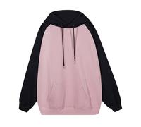 2025- Sweat A Capuche Homme Manche Longue- Sweat Sport Oversize avec Cordon De Serrage Et Poches Casual Ample Confortable Chic Couleur Assortie Streetwear Passe-Partout Hoodie